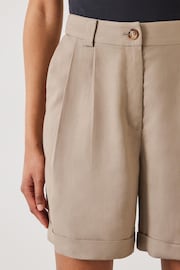 Hush Brown Juniper Tailored Shorts - Image 4 of 4