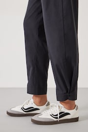 Hush Black Cotton Poplin Easy Trousers - Image 4 of 5