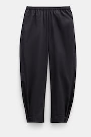 Hush Black Cotton Poplin Easy Trousers - Image 5 of 5