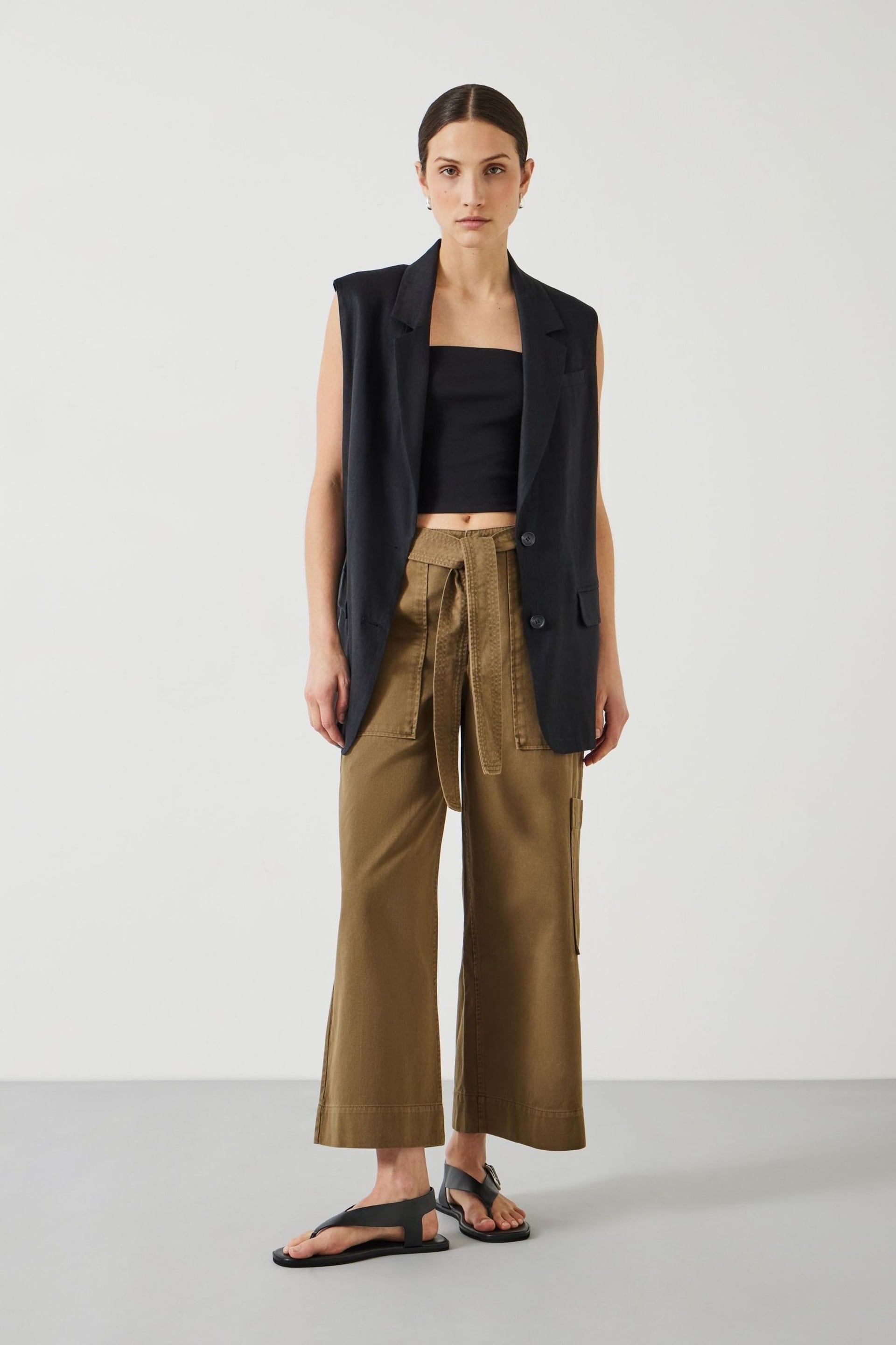Hush Green Annie Ankle Grazer Trousers - Image 1 of 5