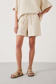 Hush White Taylah Towelling Shorts - Image 2 of 5