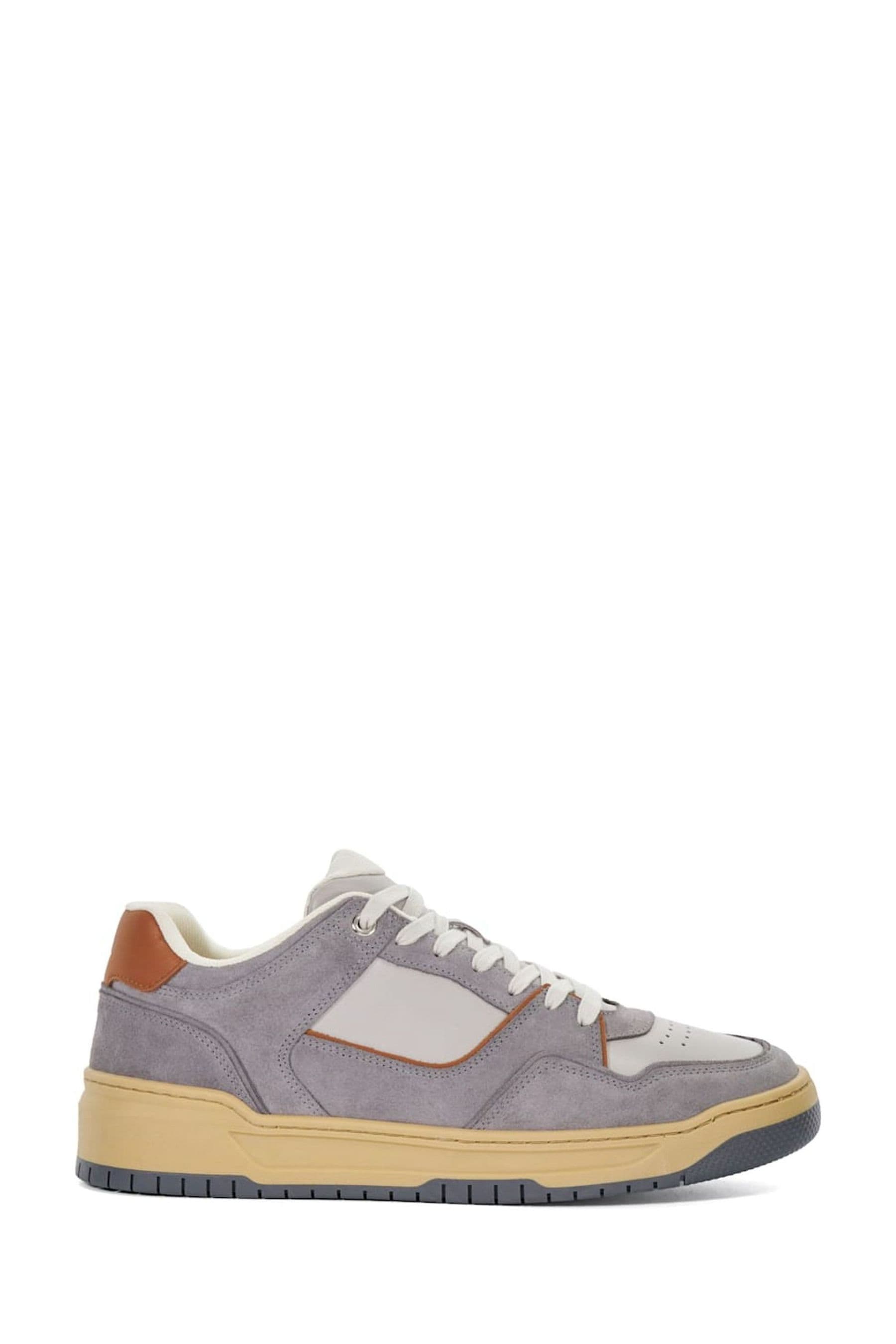 Buy Dune London Grey Tainted Chunky Court Trainers from Next Luxembourg