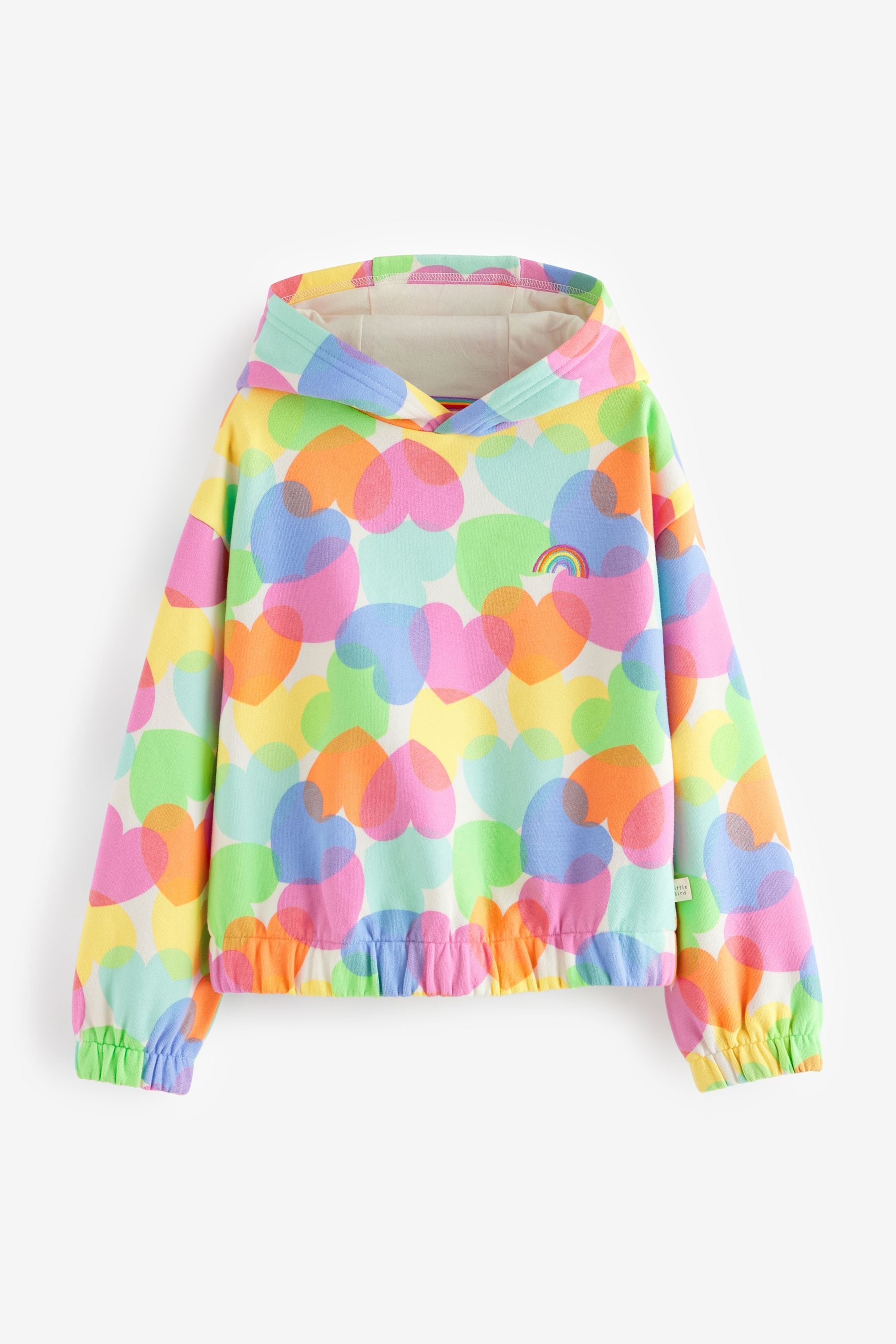 Rainbow pastel hoodie clearance
