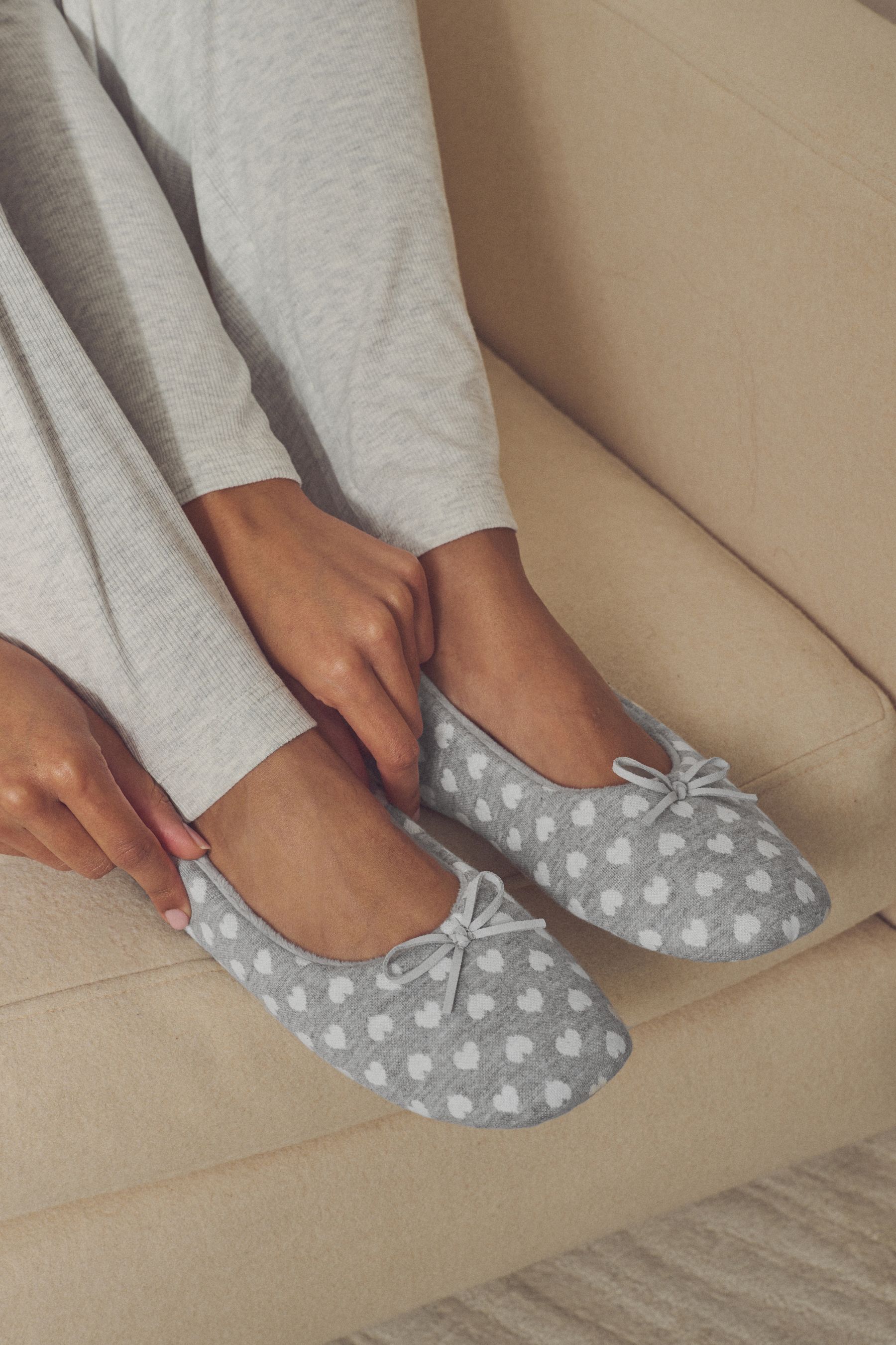 Next ballerina slippers hotsell