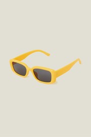 Accessorize Yellow Bubble Sunglasses - Image 1 of 3