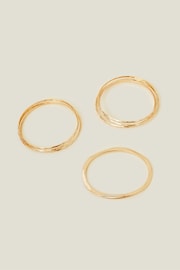 Accessorize Gold Tone Bangles 8 Pack - Image 2 of 3