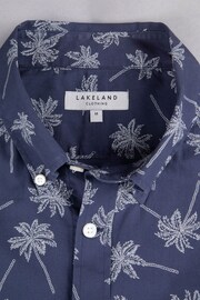 Lakeland Leather Blue Clothing Ashley Cotton Short Sleeve Shirt - Image 4 of 5