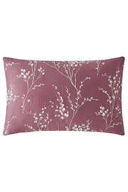 Laura Ashley Plum Purple Pussy Willow 100% Cotton Duvet Cover and Pillowcase Set - Image 7 of 9