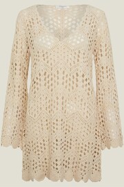 Accessorize Natural Crochet Kaftan - Image 2 of 2