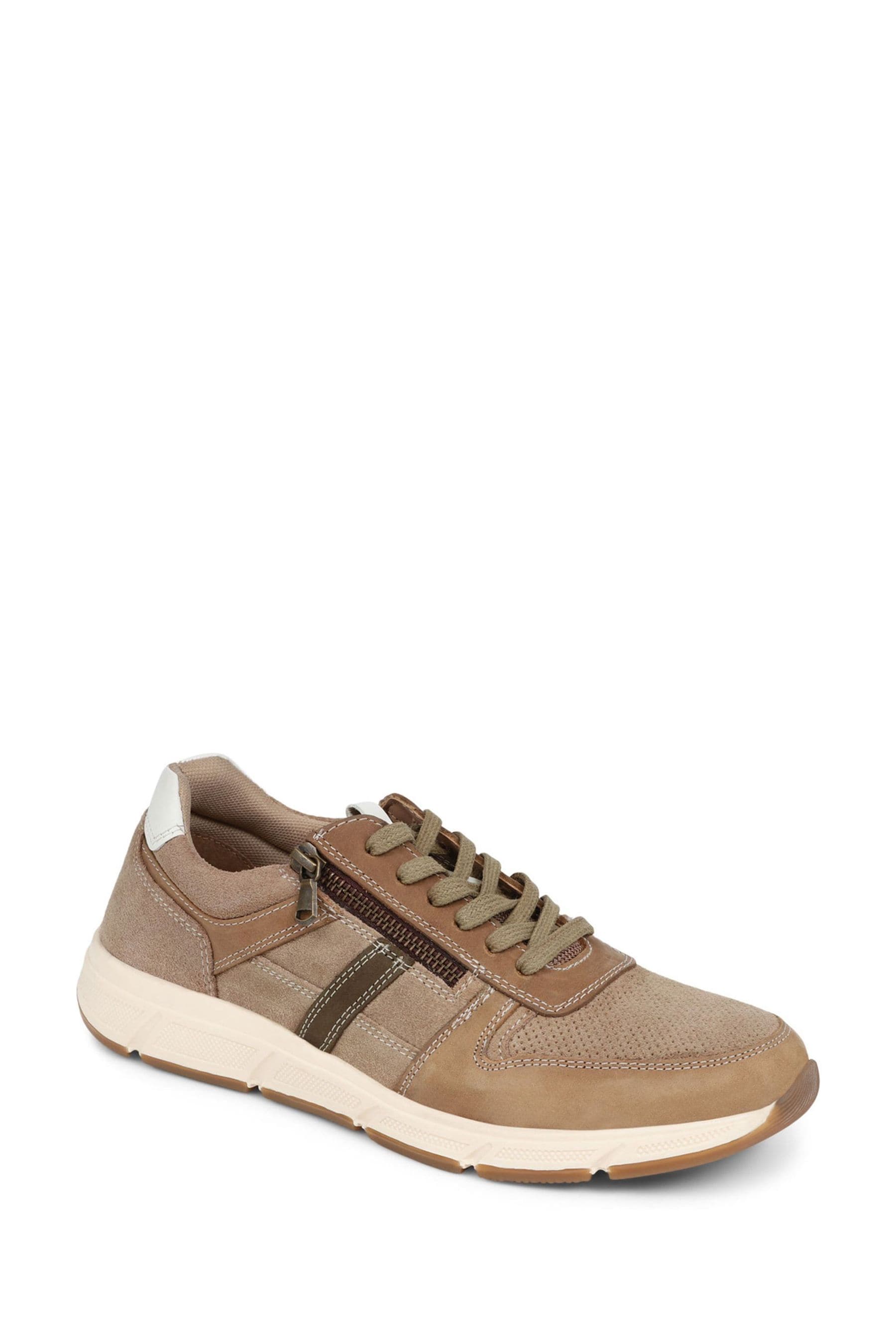 Buy Pavers Lace Up Leather Trainers Next Ukraine