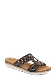 Pavers Black Pavers Slip On Mule Black Sandals - Image 1 of 5