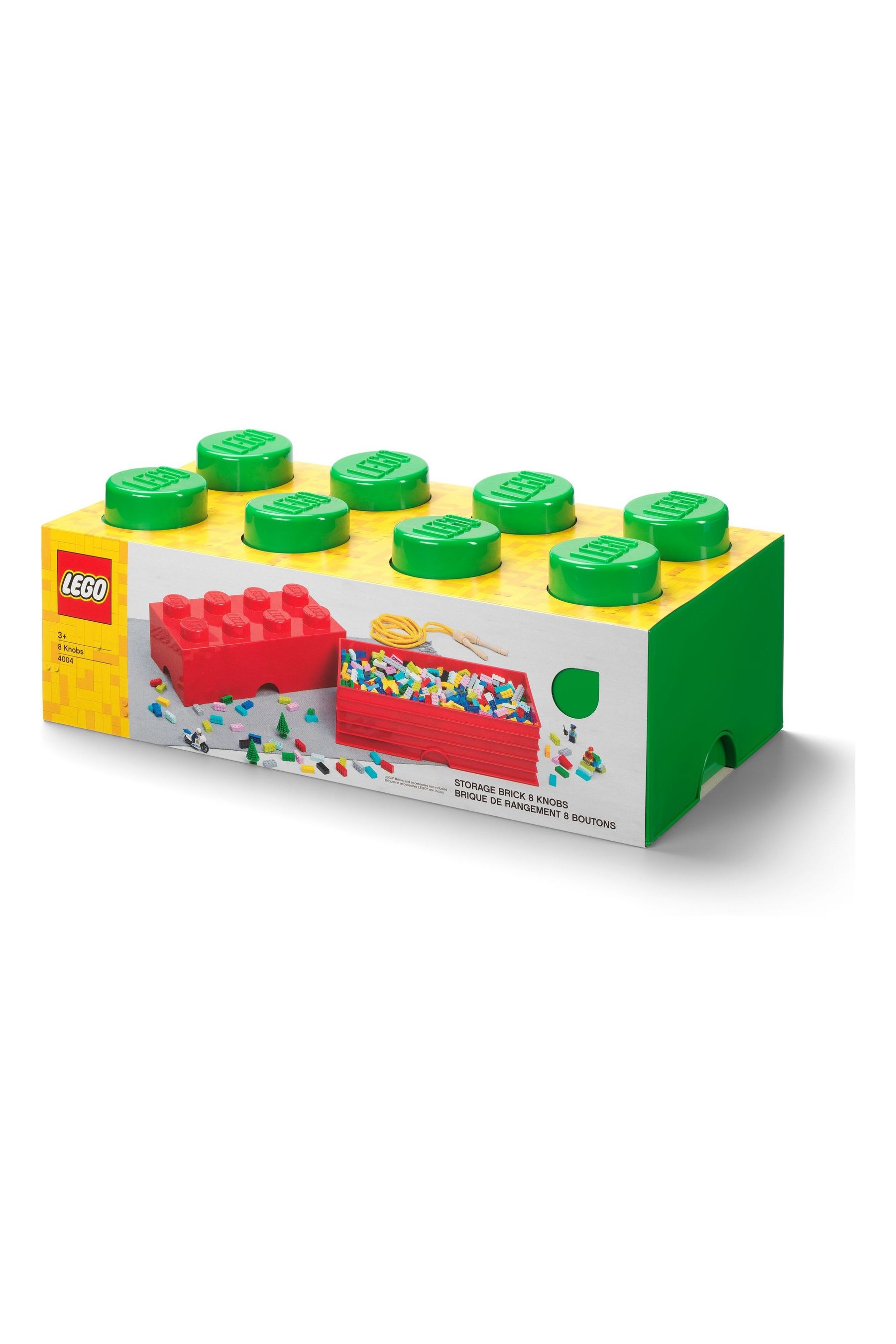 Buy LEGO Green Storage Brick 8 Scaled Up Stackable Storage Box from the Next UK online shop