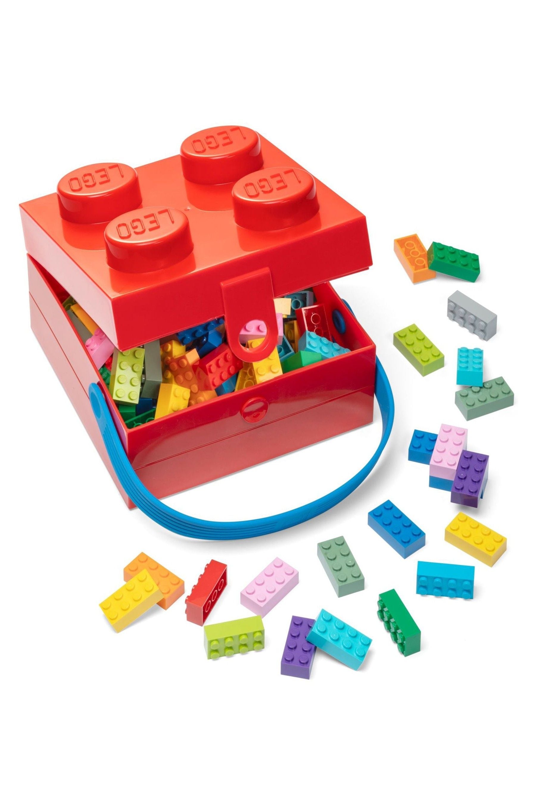 Buy LEGO Red Lunch Box with Handle Portable Storage Box from Next Luxembourg