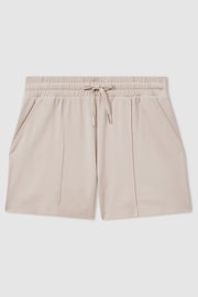 Reiss Stone Joanna Drawstring Jersey Shorts - Image 2 of 6