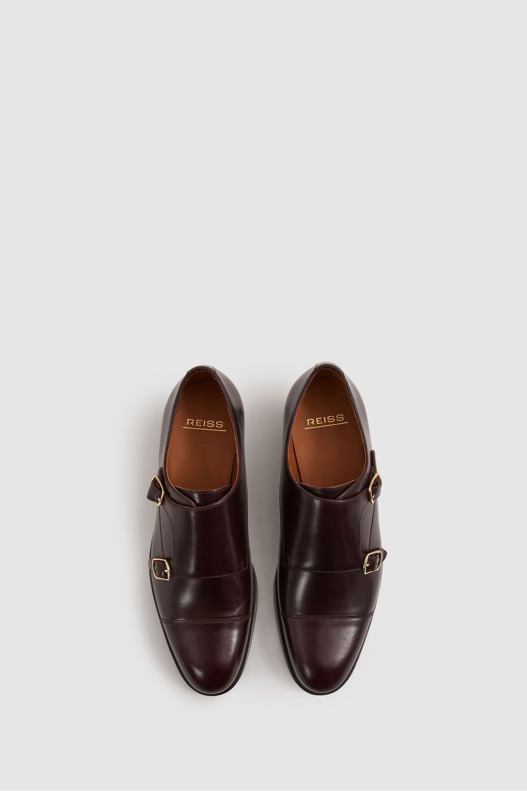 Oxblood double monk strap online