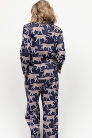 Cyberjammies Blue Printed Long Sleeve Pyjamas Set - Image 3 of 4