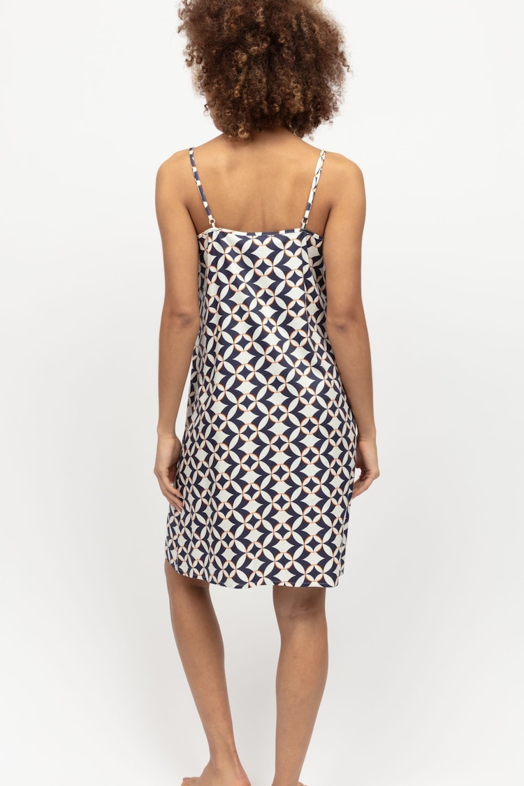 Cyberjammies Blue Printed Short Strappy Nightdress - Image 2 of 3