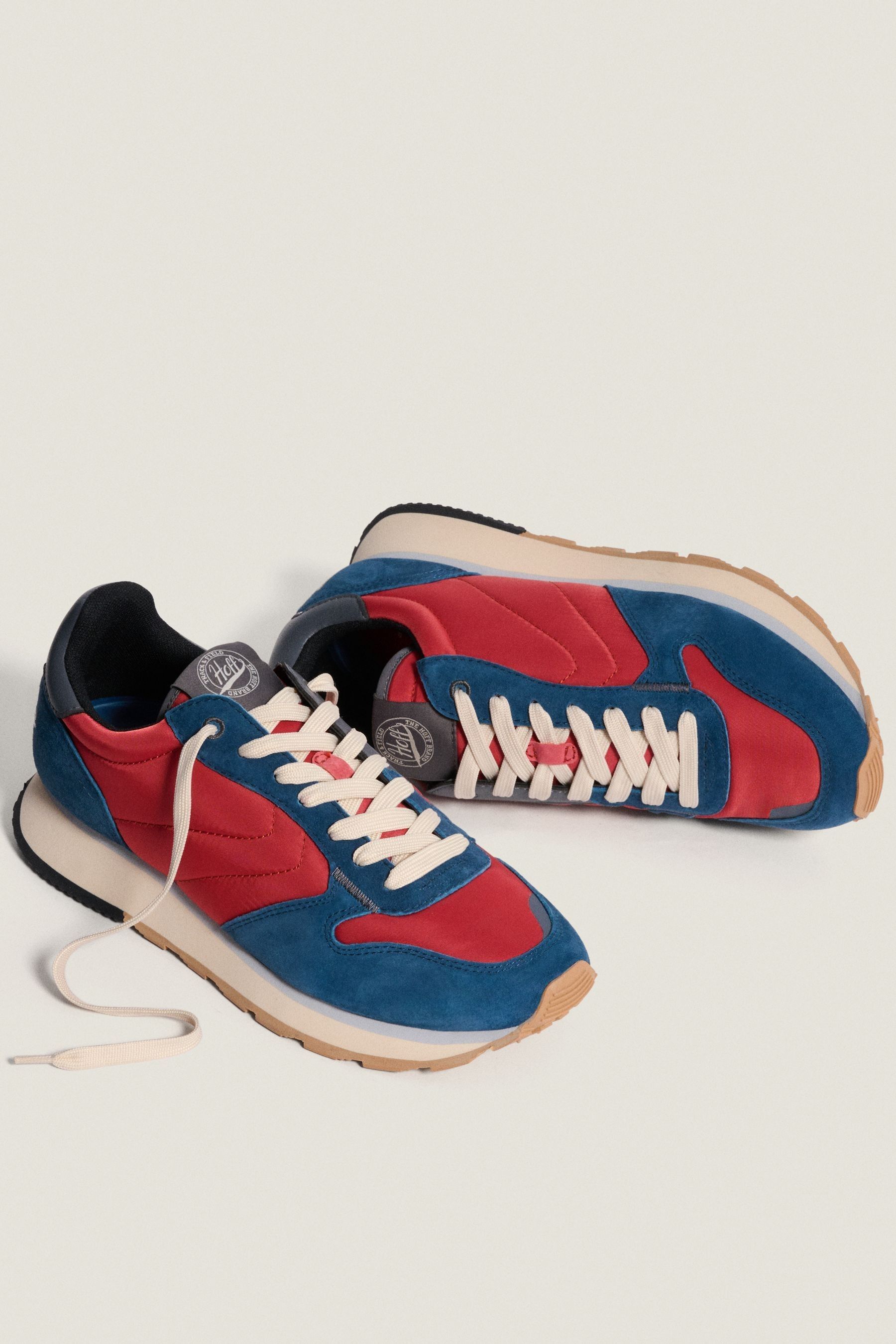 Next red trainers shop