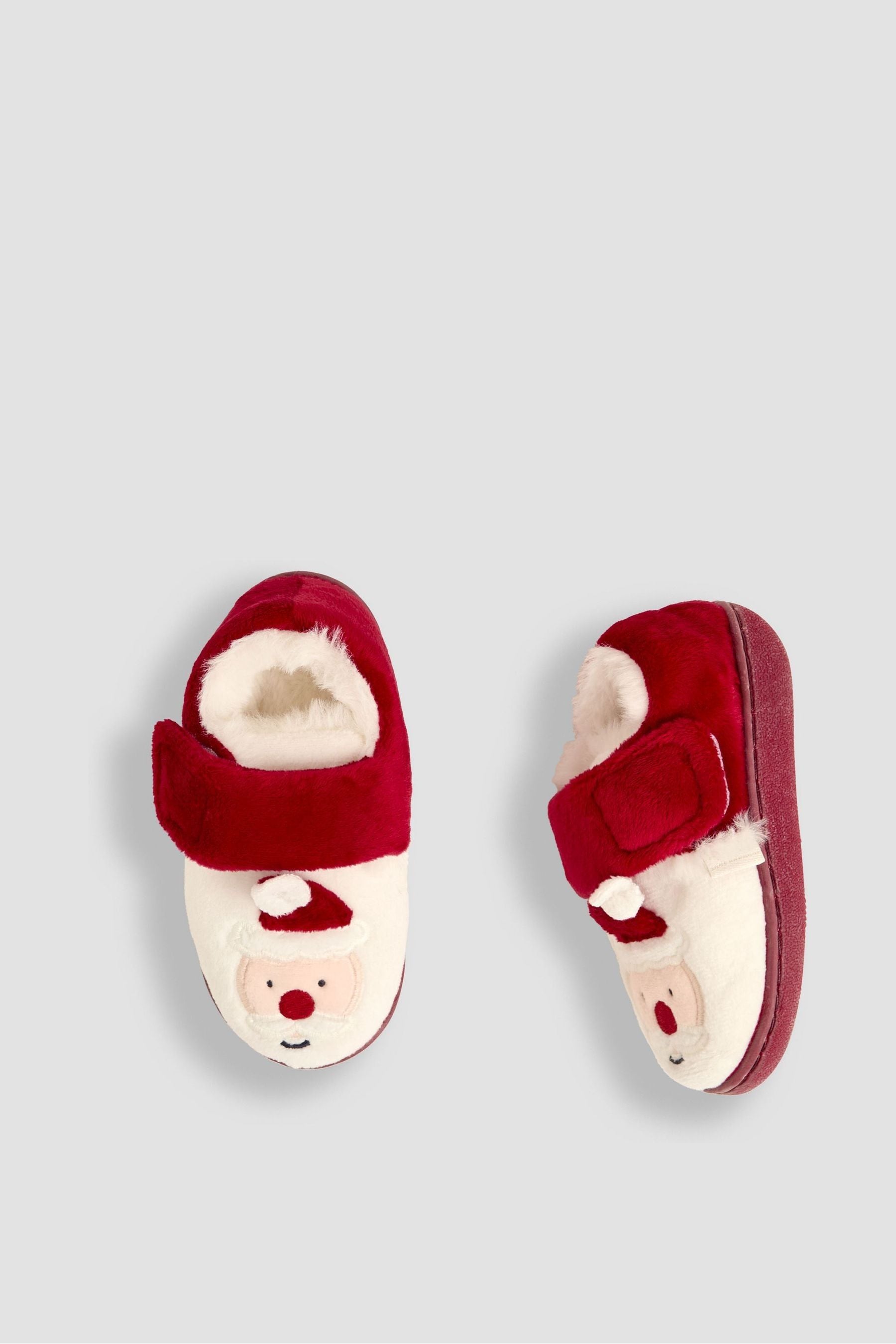 Santa slippers hot sale