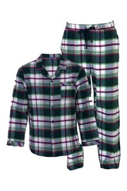 Cyberjammies Mens Check Long Sleeve Pyjamas Set - Image 4 of 4