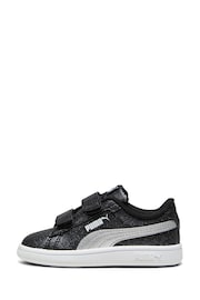 Puma Black Smash 3.0 Glitz Glam Toddlers' Trainers - Image 1 of 6