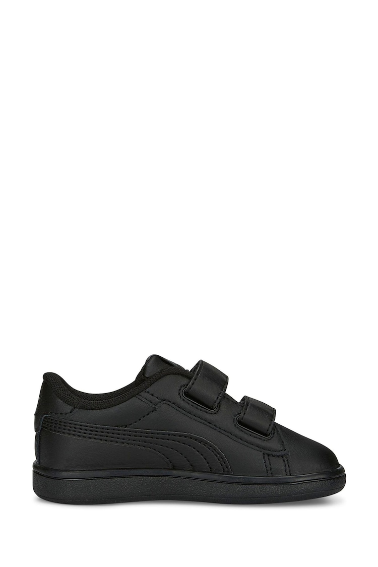 Puma Chorcal Black Smash 3.0 Leather V Baby Unisex Sneakers - Image 2 of 5