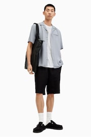 AllSaints Grey Access Shortsleeve Shirt - Image 2 of 7