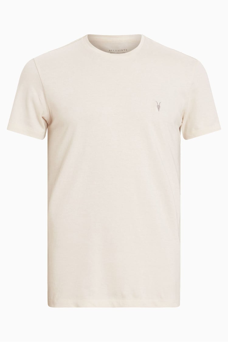 AllSaints Nude Tonic Shortsleeve Crew T-Shirt - Image 5 of 5