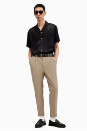 AllSaints Brown Tallis Trousers - Image 2 of 8