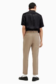 AllSaints Brown Tallis Trousers - Image 7 of 8
