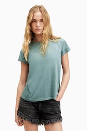 AllSaints Green Anna T-Shirt - Image 1 of 6