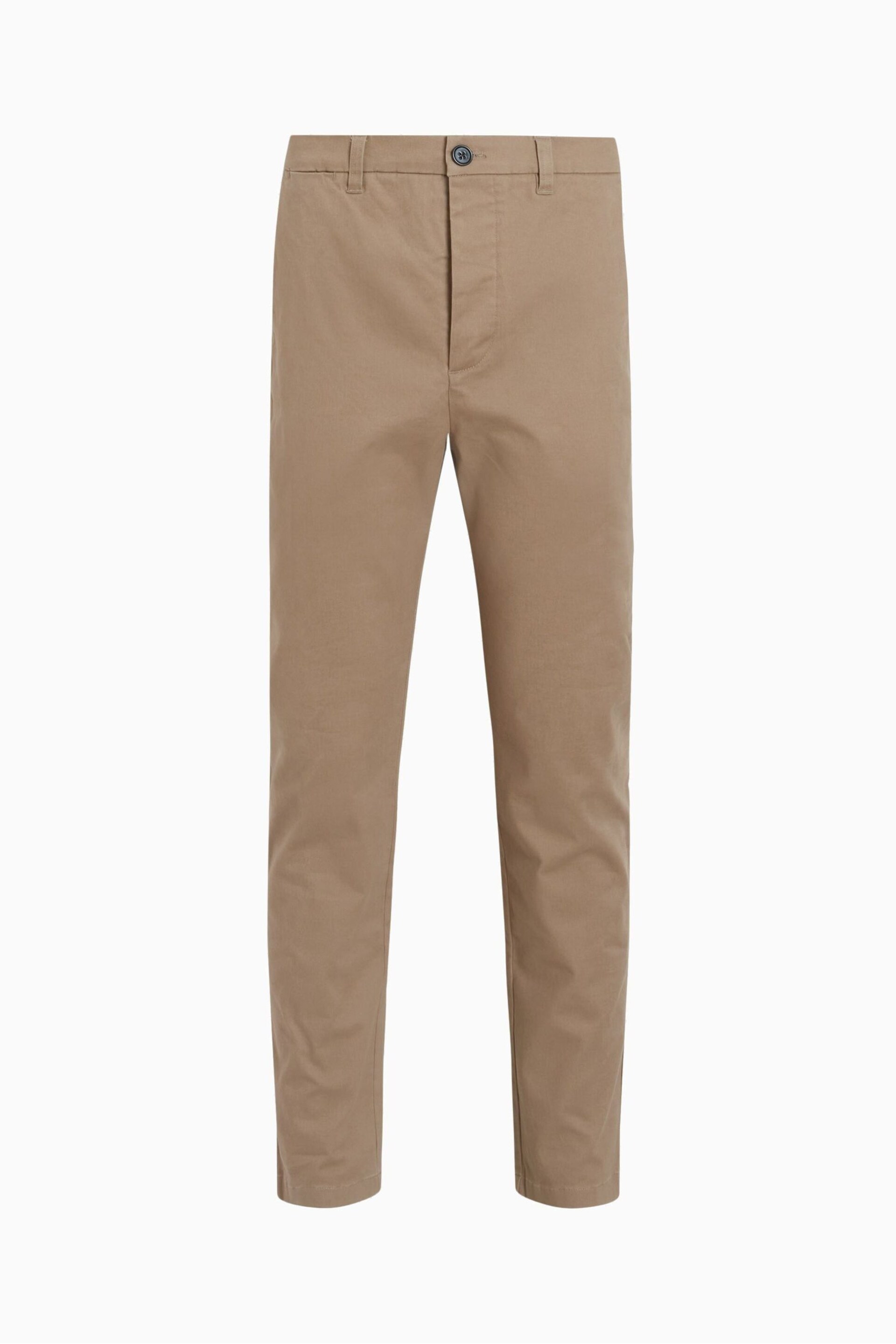 AllSaints Brown Walde Chinos - Image 7 of 7