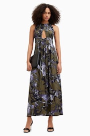 AllSaints Green Kaya Batu Dress - Image 1 of 7