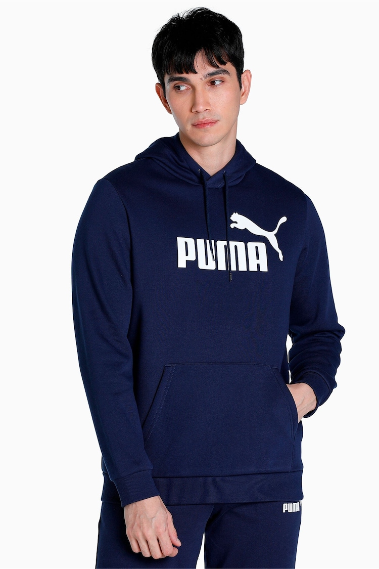 Puma Blue Essentials Big Logo Men Hoodie - Image 1 of 5