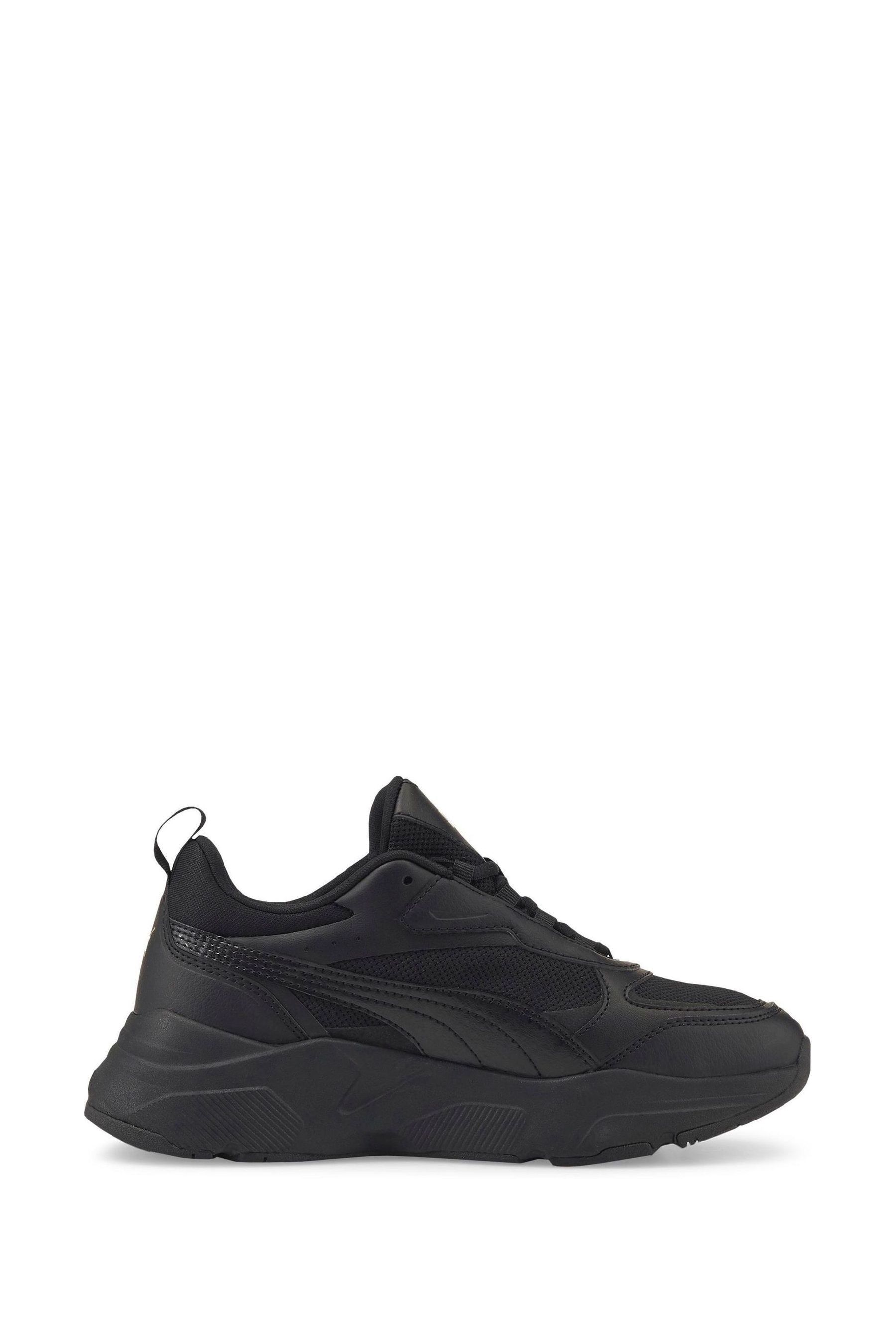 Womens puma sneakers black on sale