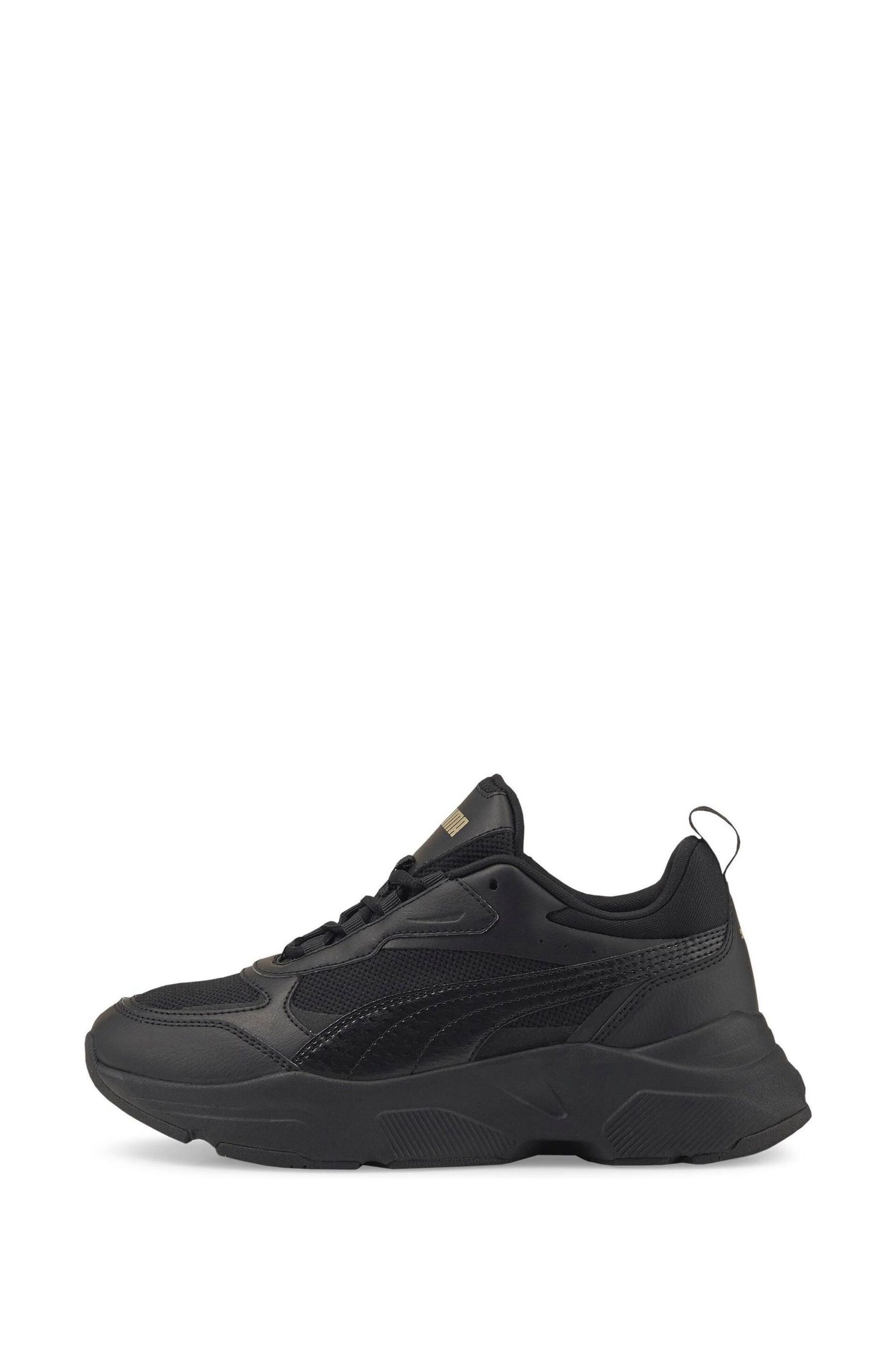 Puma Black Cassia Women's Trainers - Image 6 of 6