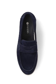 Pavers Blue Suede Slip-On Loafers - Image 6 of 6