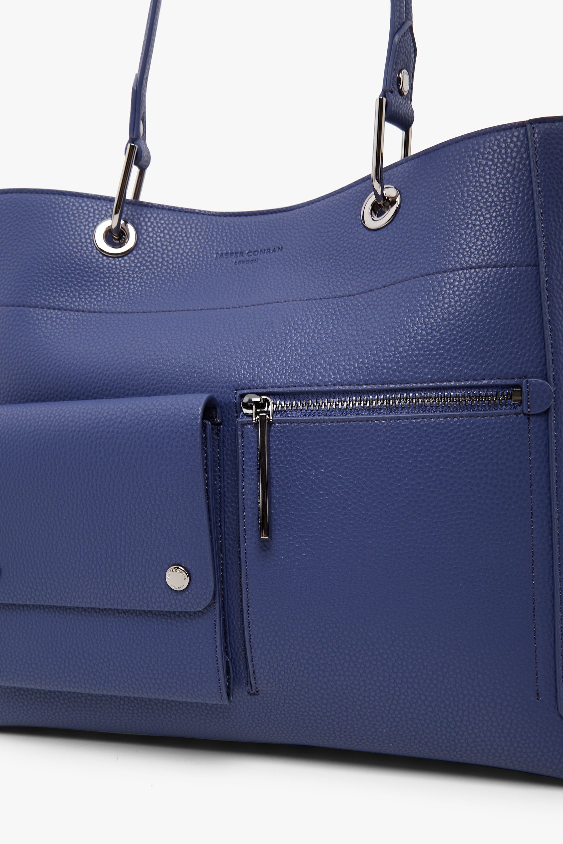 Jasper conran navy handbag deals