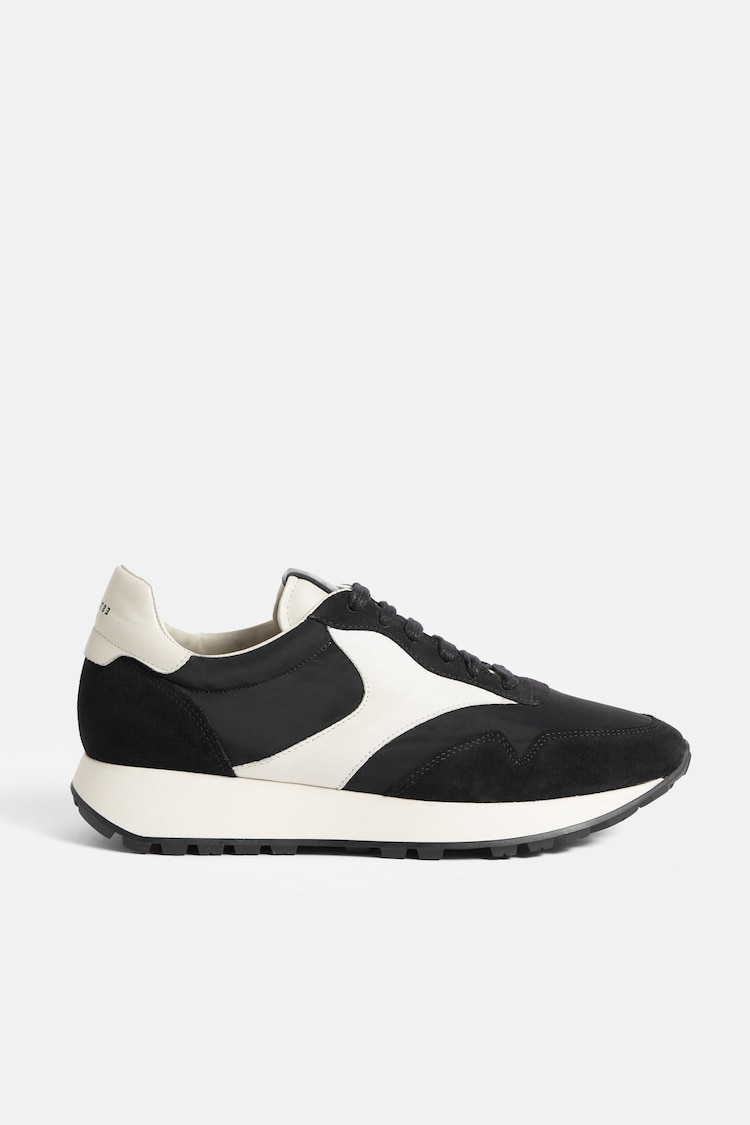 Jigsaw Black Finsbury Runner Trainers - Image 1 of 5