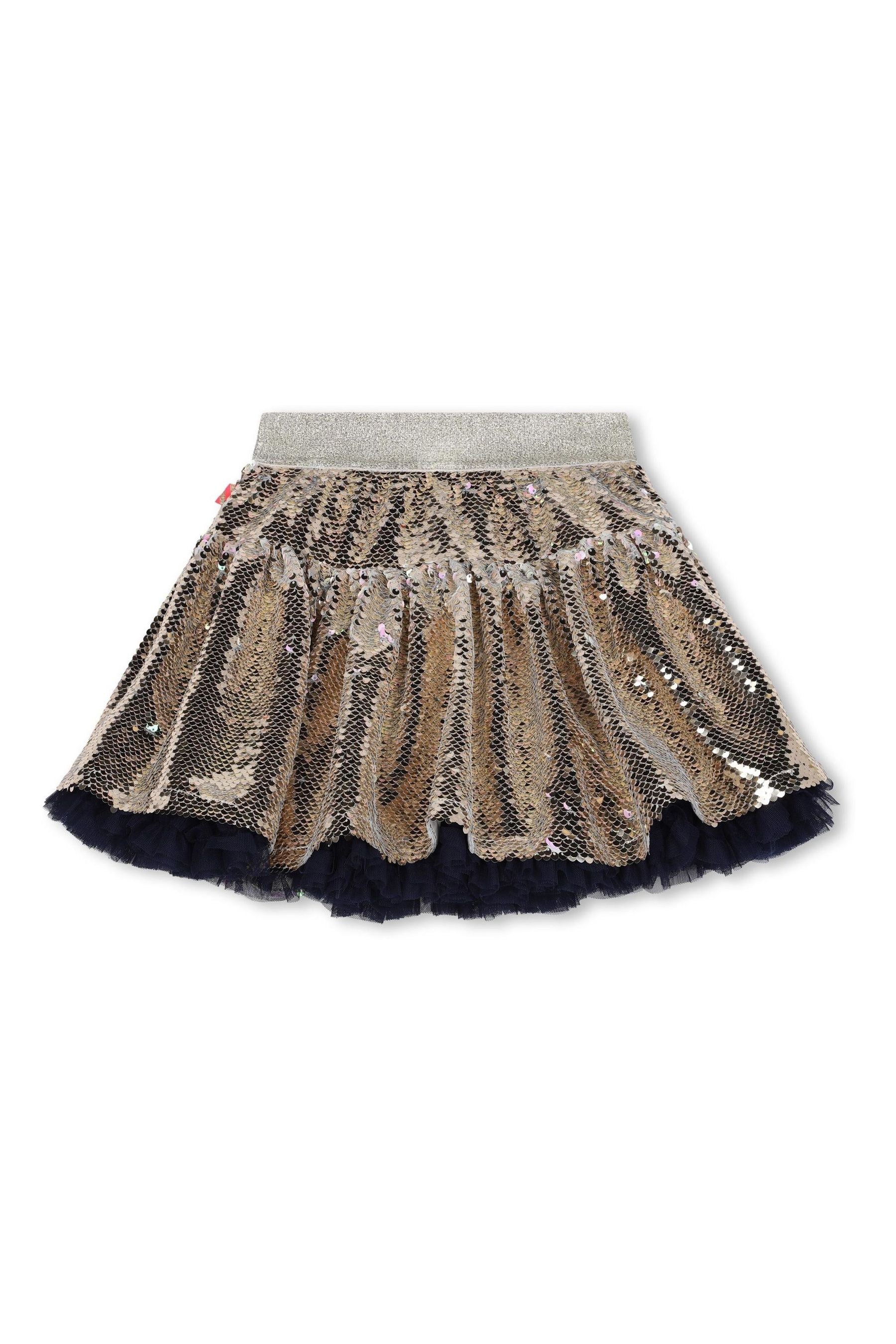 Buy Billieblush Gold Glitter Sequin Mesh Lined Party Skirt from Next Canada