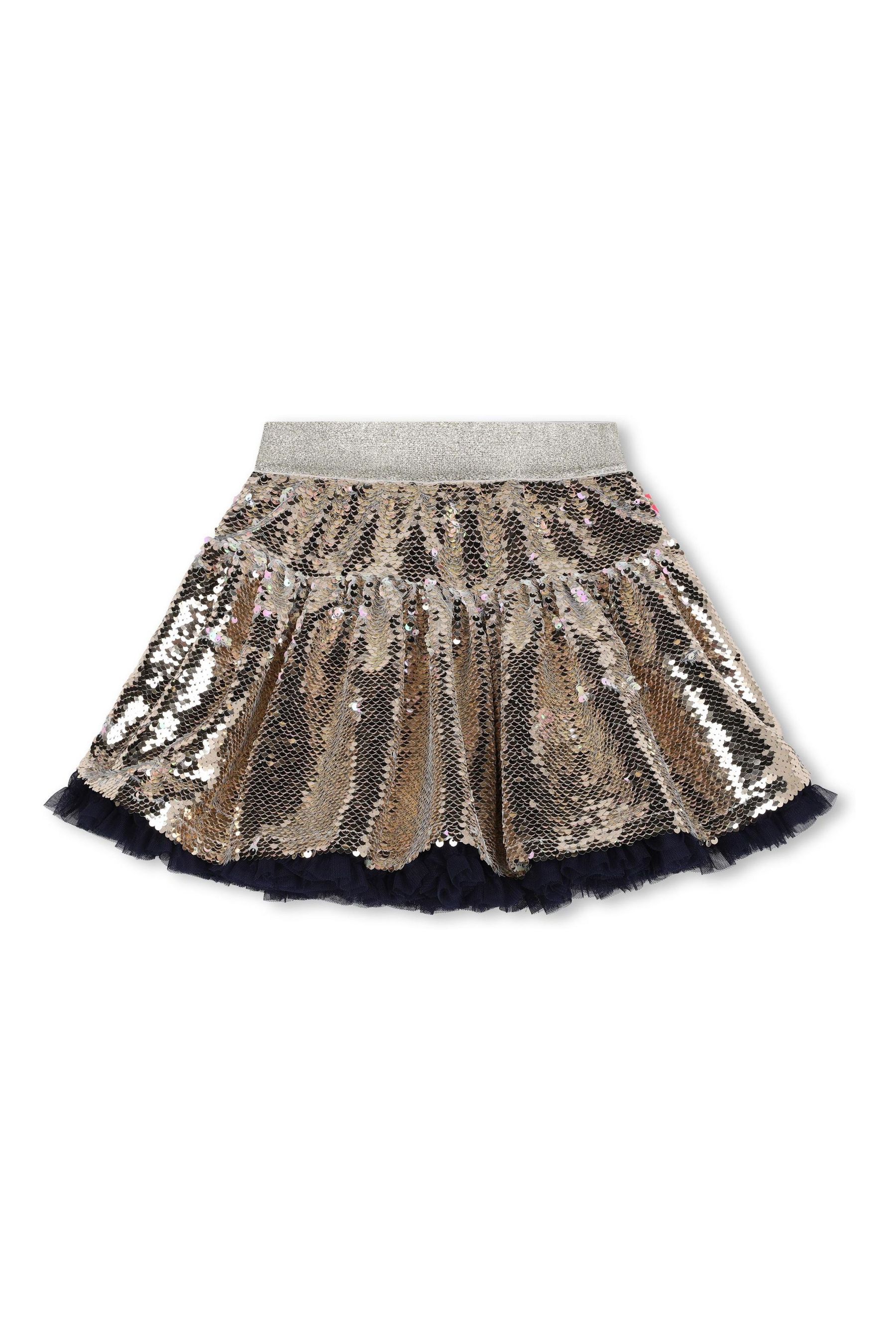 Buy Billieblush Gold Glitter Sequin Mesh Lined Party Skirt from Next Canada