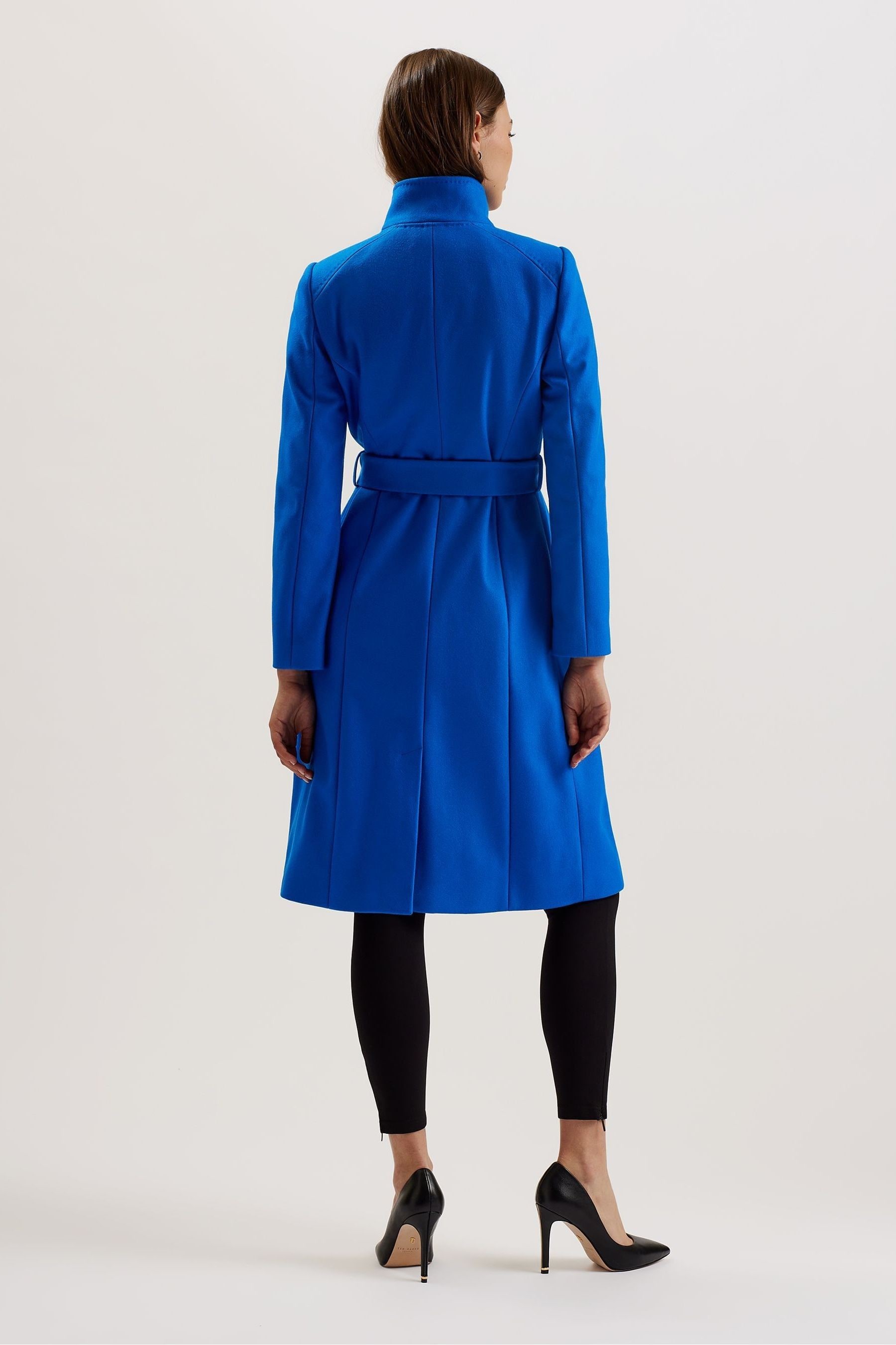 Ted baker electric blue coat top
