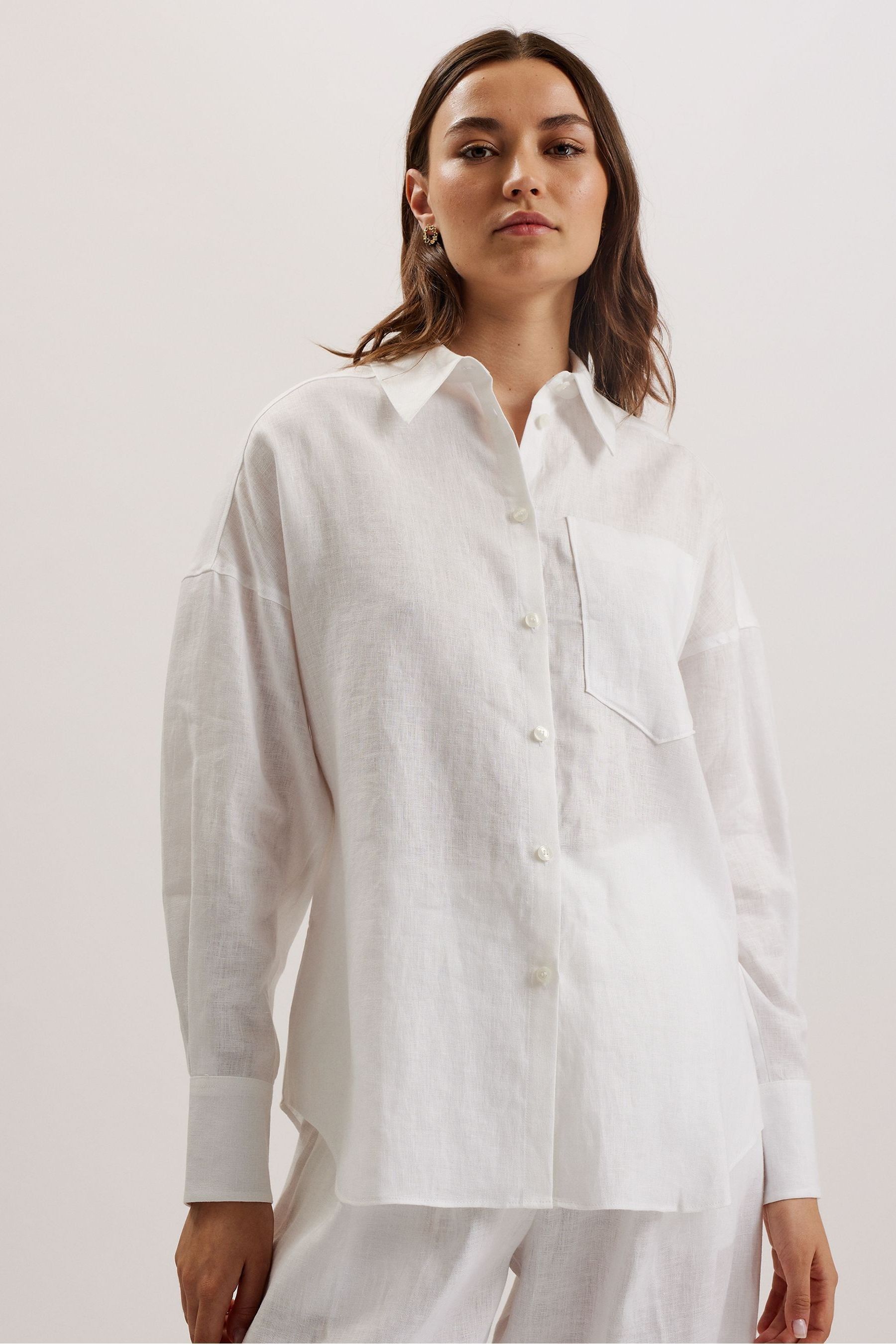 Ted baker white dress shirt new arrivals
