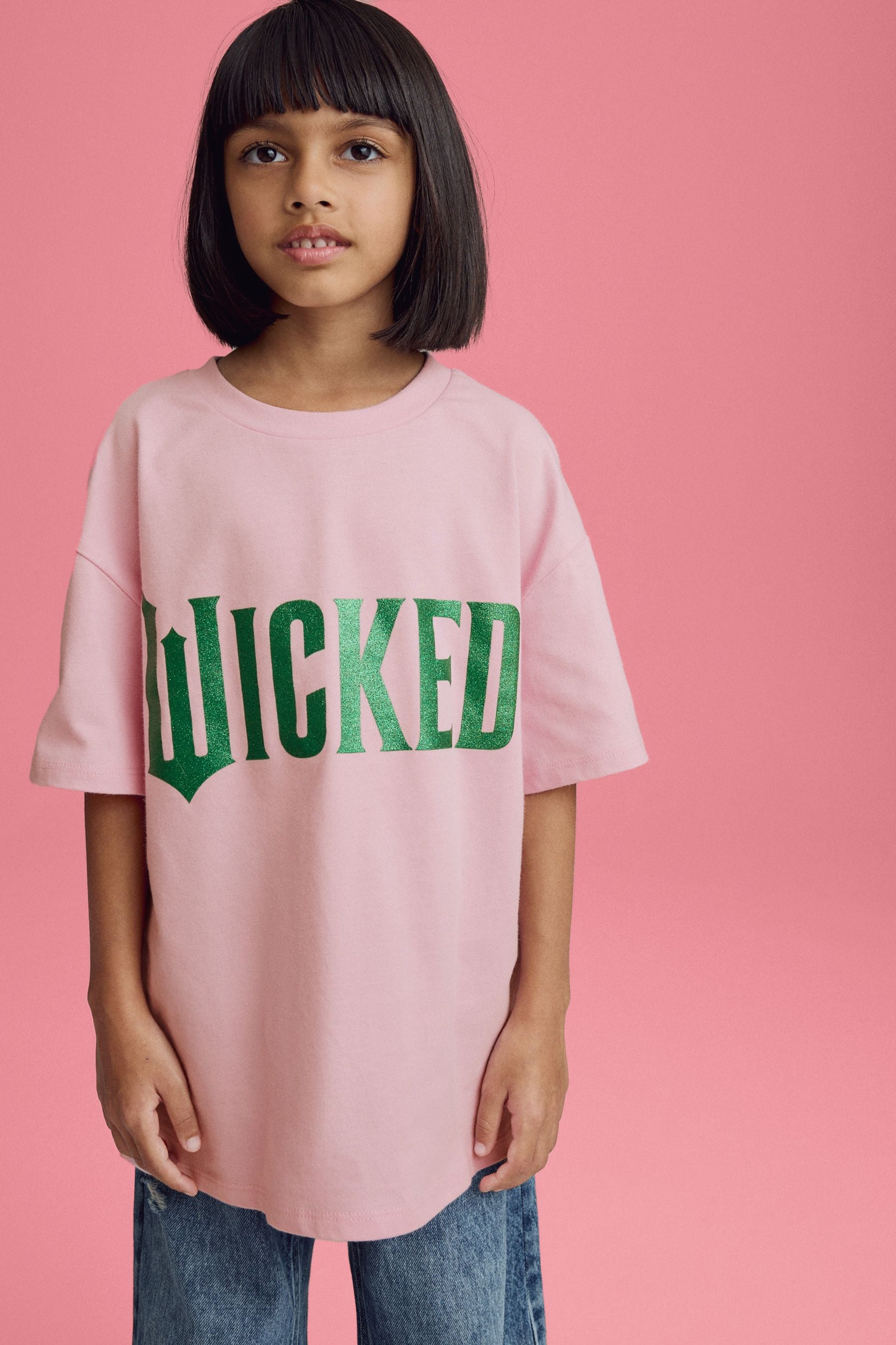 Buy Pink Wicked Oversized 100 Cotton T Shirt 6 16yrs from the Next UK online shop