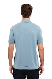 Sealskinz Blue Shipdham Polynosic Zip Polo Shirt - Image 3 of 6