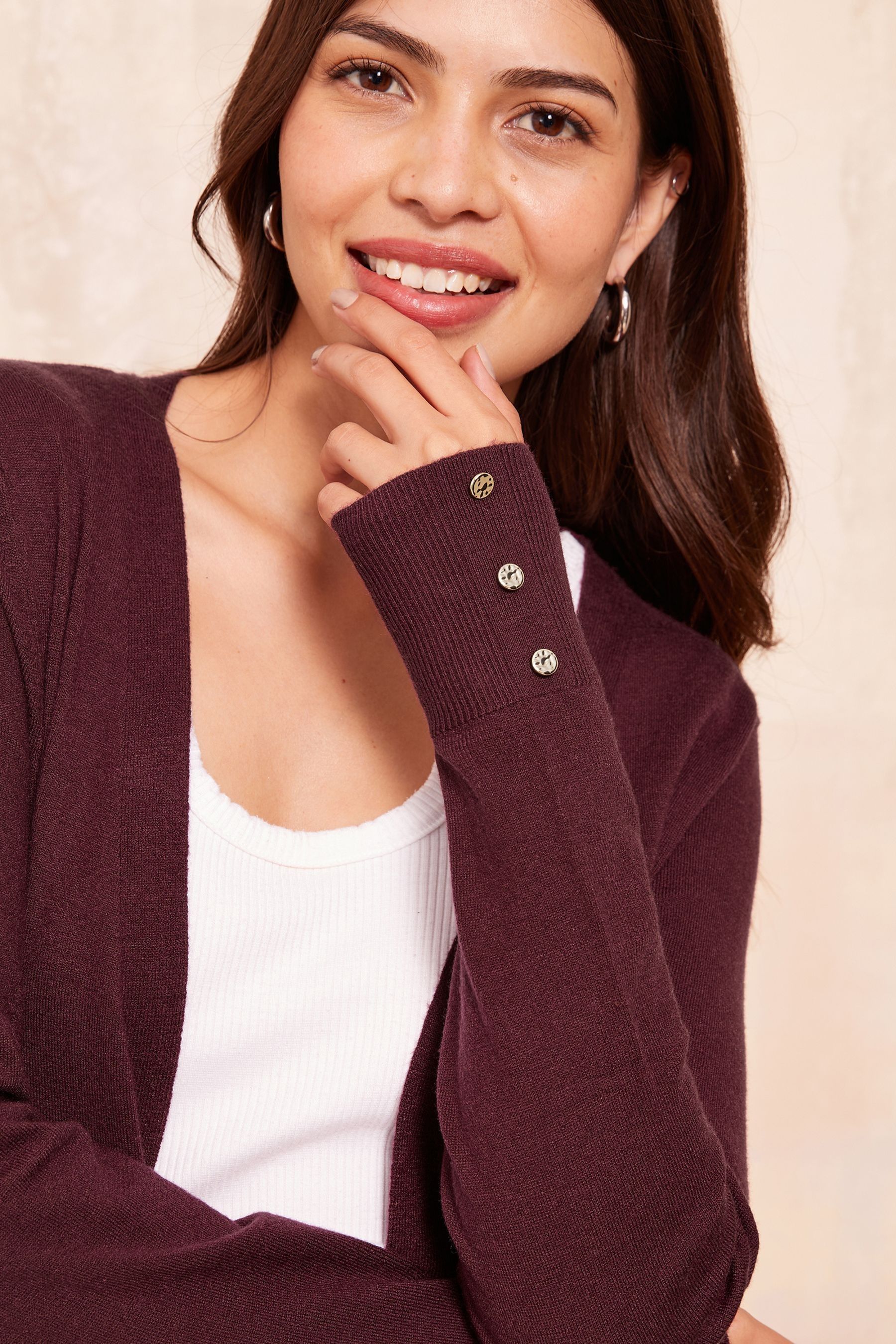 Red edge to edge cardigan deals