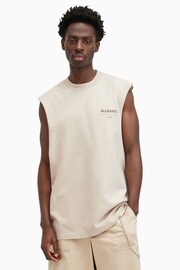 AllSaints Nude Access Short Sleeve Crew T-Shirt - Image 1 of 8