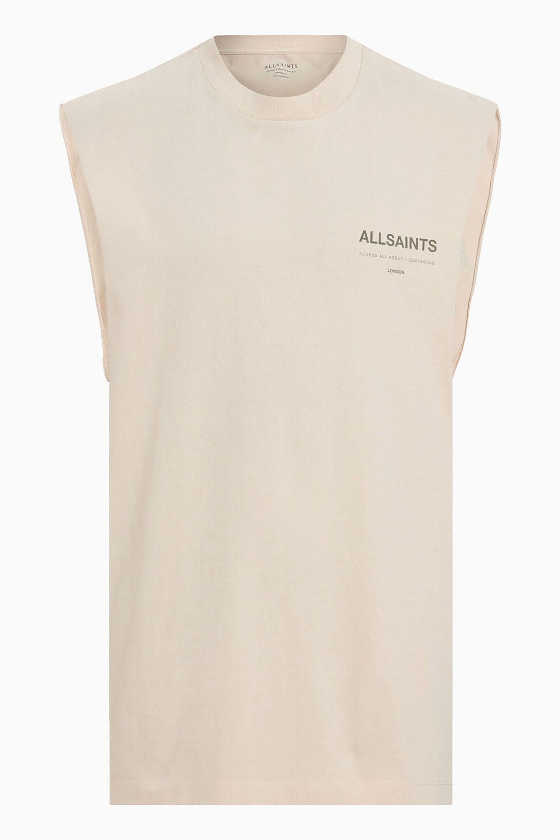 AllSaints Nude Access Short Sleeve Crew T-Shirt - Image 8 of 8
