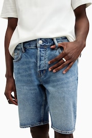 AllSaints Blue Switch Shorts - Image 5 of 9