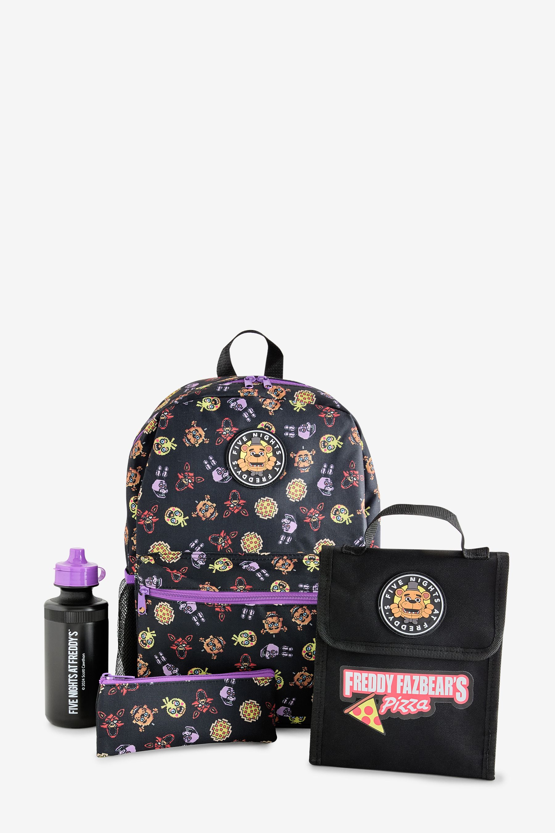 Five nights of freddy backpack and lunch box discount